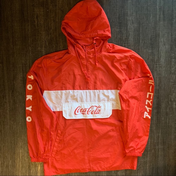 Cocacola Windbreaker Mens Jacket 